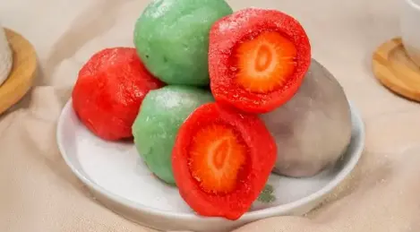 Japanische Mochi-Kuchen