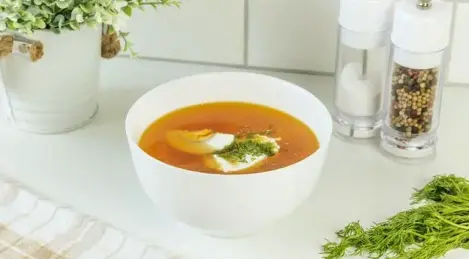 Soupe de betteraves au poulet