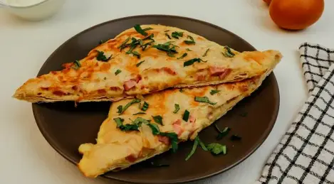 Omelette au pain pita