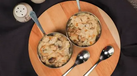 Hühnchen-Pilz-Sauce