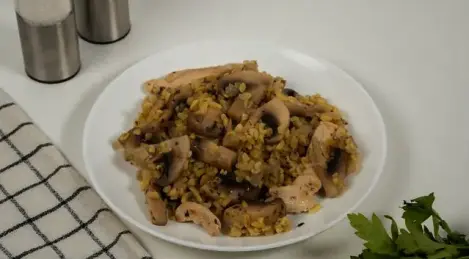 Bulgur con setas