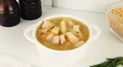 Soupe aux pois au porc